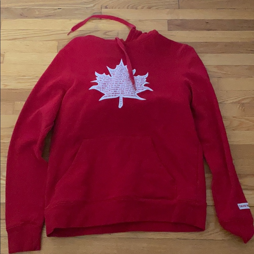 Red Canada hoodie